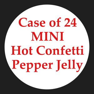 Mini Hot Confetti Pepper Jelly Casepack/24 - 4 oz