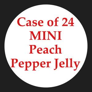 Mini Peach Pepper Jelly casepack/24 - 4 oz