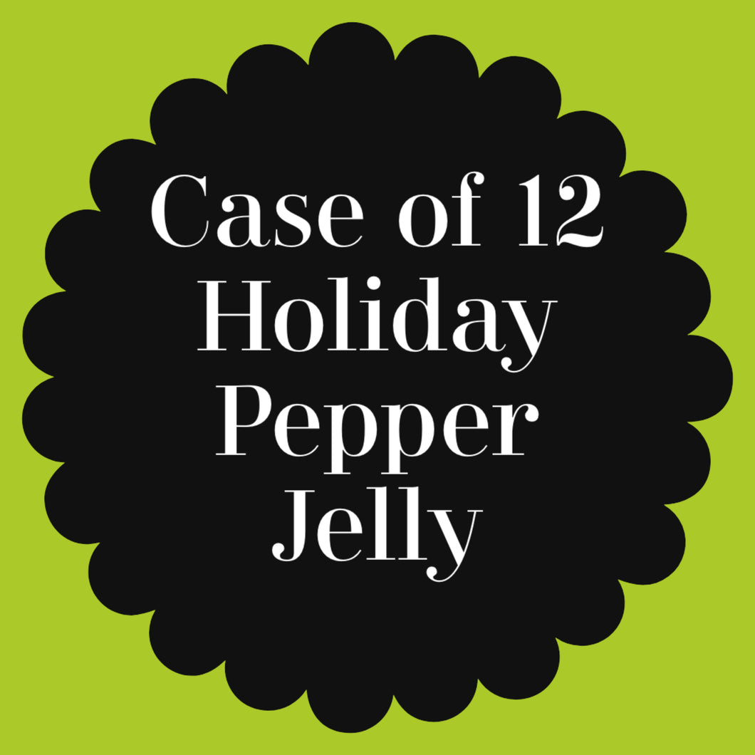 Case pack of Holiday Pepper Jelly